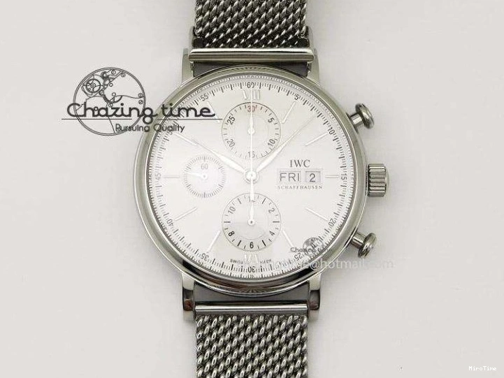 MIROTIME 0308 Big Pilot Top Gun Miramar PVD Plated Titanium on Green Nylon Strap A23J Refined 7398